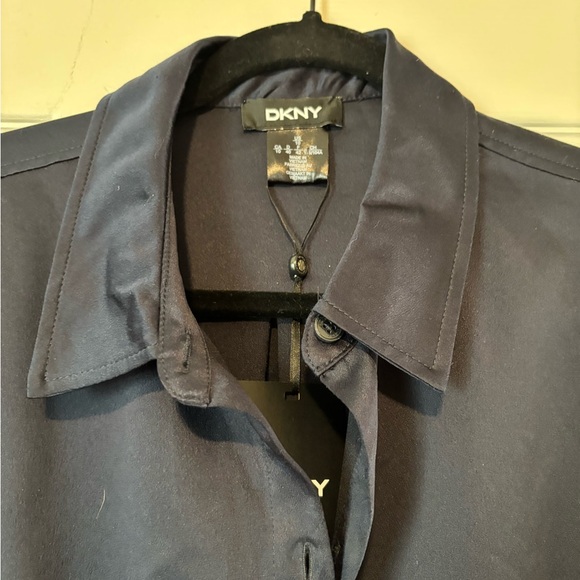 NWT silky shirt dress - Picture 3 of 8